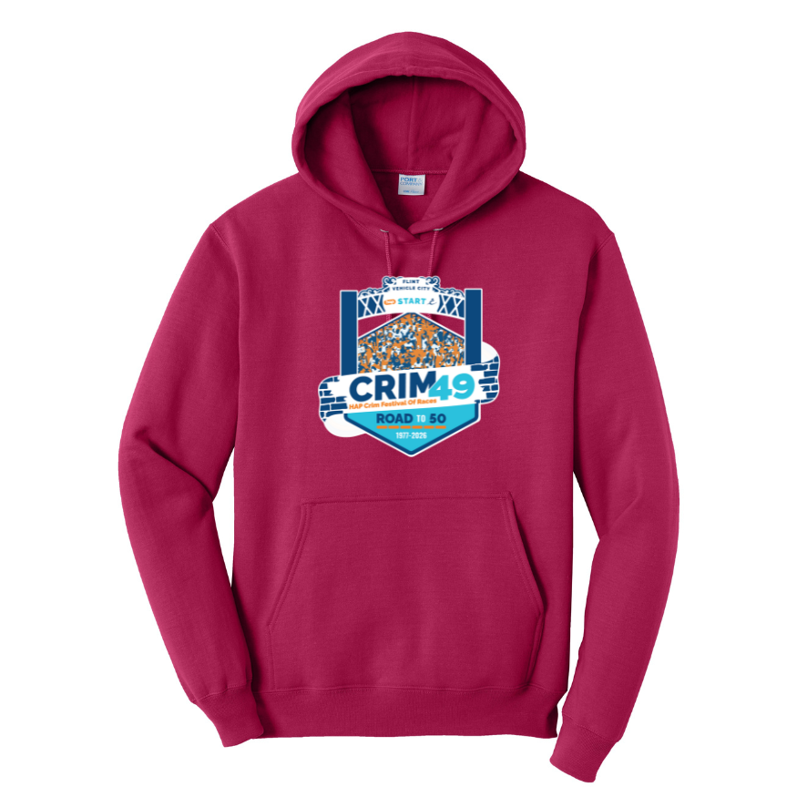 Crim 49 - Sudadera unisex con capucha de polar "Live In" 