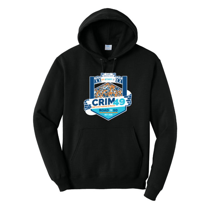 Crim 49 - Sudadera unisex con capucha de polar "Live In" 
