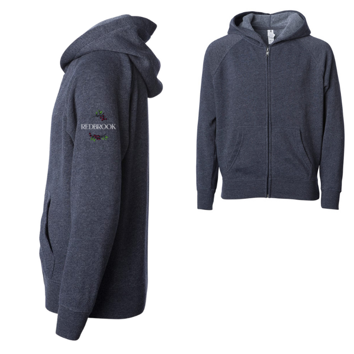 Redbrook Community - Independent Trading Co. Youth Lightweight Special Blend Raglan Zip Hood (SS-PRM15YSBZ)