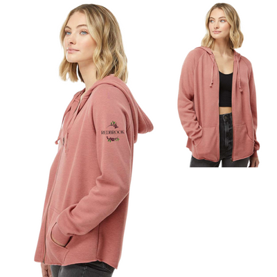 Sudadera con capucha y cremallera completa con lavado California Wave para mujer de Redbrook Community - Independent Trading Co. (SS-PRM2500Z)