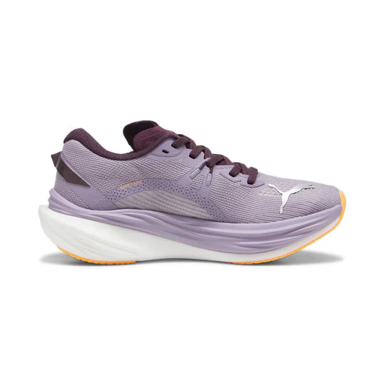 PUMA Womens Deviate Nitro 3 - PALE PLUM-MIDNIGHT PLUM-SUN STREAM