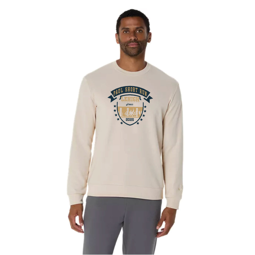 2025 Lehigh University Paul Short Run - ASICS Sweat Crew Neck Top Oatmeal (2031E908) (PS-08)