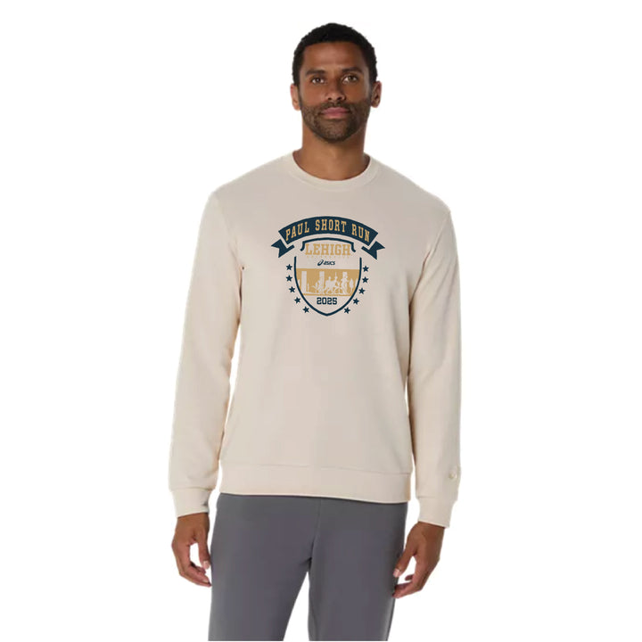 2025 Lehigh University Paul Short Run - ASICS Sweat Crew Neck Top Oatmeal (2031E908) (PS-08)