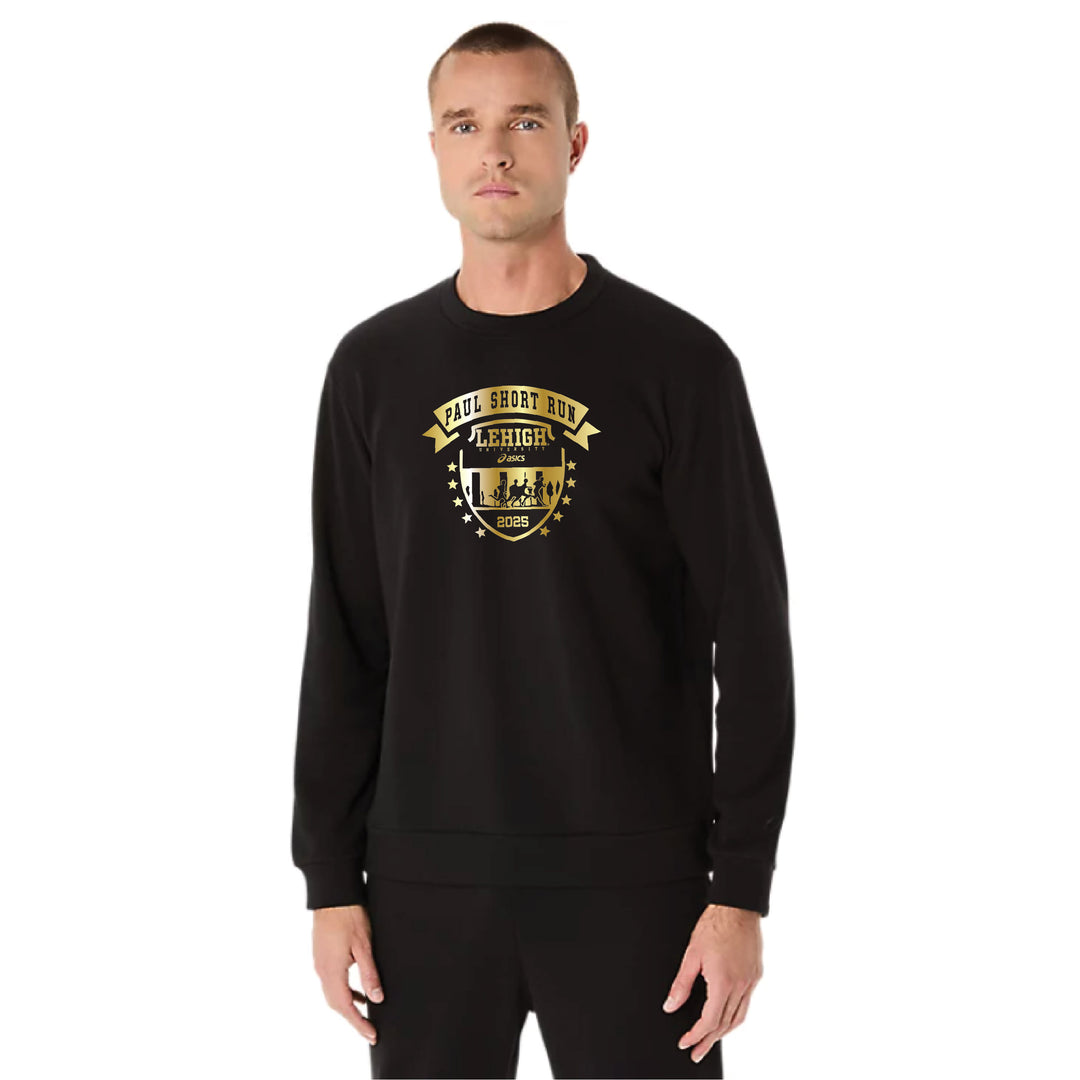 2025 Lehigh University Paul Short Run - ASICS Sweat Crew Neck Top Performance Black (2031E908) (PS-02)