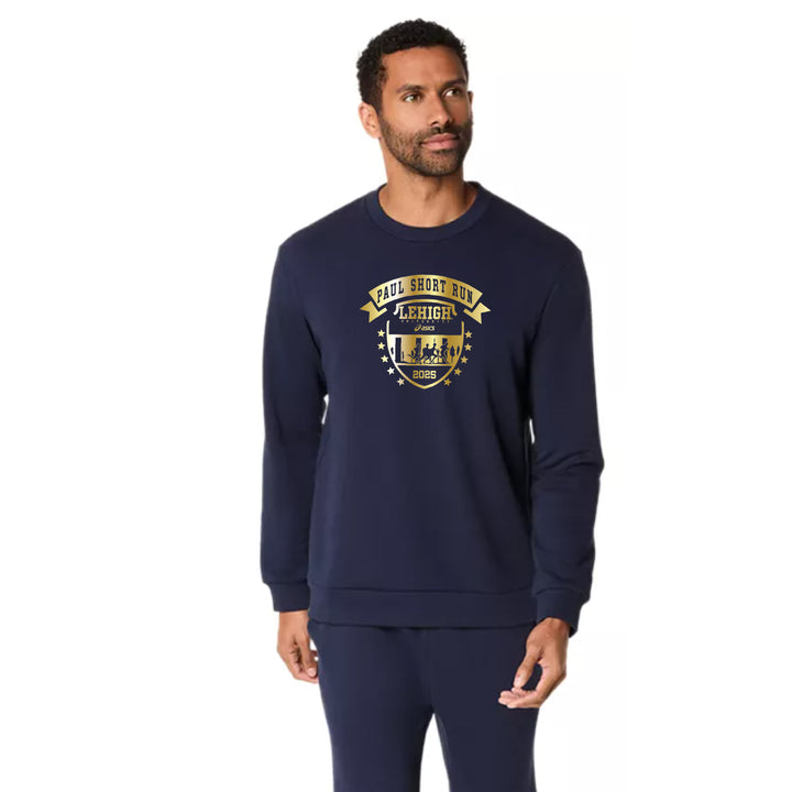 2025 Lehigh University Paul Short Run - ASICS Sweat Crew Neck Top Midnight (2031E908) (PS-02)