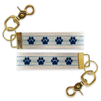 Paw Striped Keychain