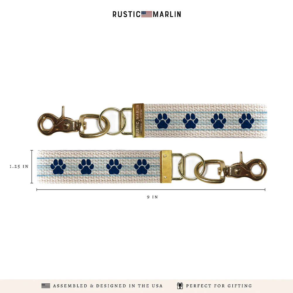 Paw Striped Keychain