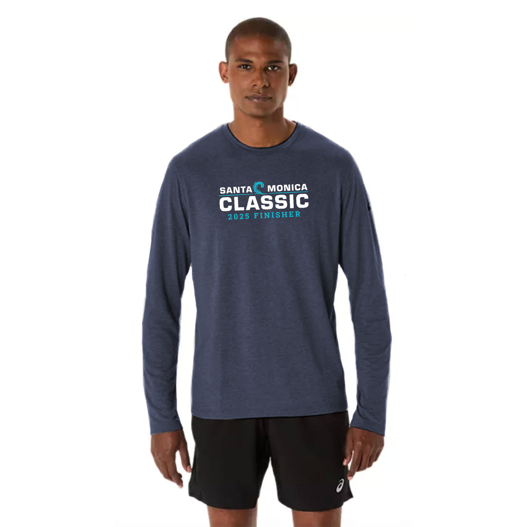 Santa Monica Classic 2025 FINISHER - ASICS Mens PR LS Triblend Tee (2011D378) (SMC25-12)