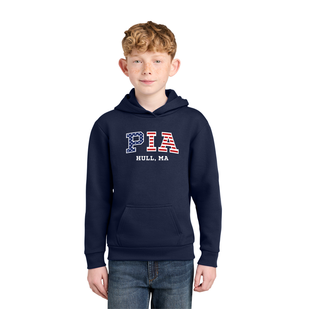 Pemberton Improvement Association - Port & Co Youth Easy Fleece Pullover Hooded Sweatshirt - PC68YH