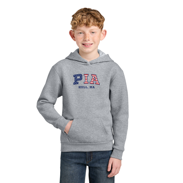 Pemberton Improvement Association - Port & Co Youth Easy Fleece Pullover Hooded Sweatshirt - PC68YH