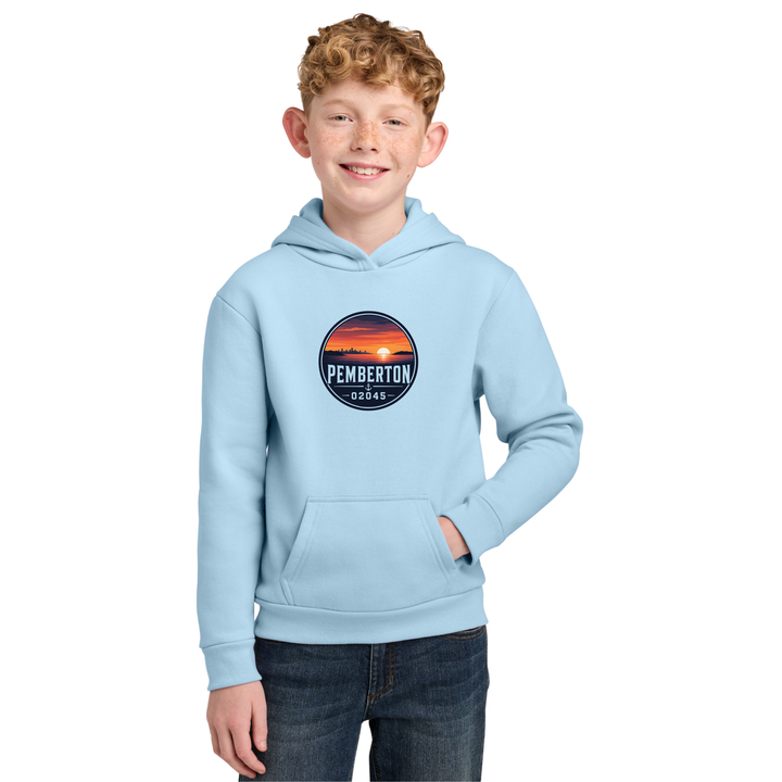 Pemberton Improvement Association - Port & Co Youth Easy Fleece Pullover Hooded Sweatshirt - PC68YH
