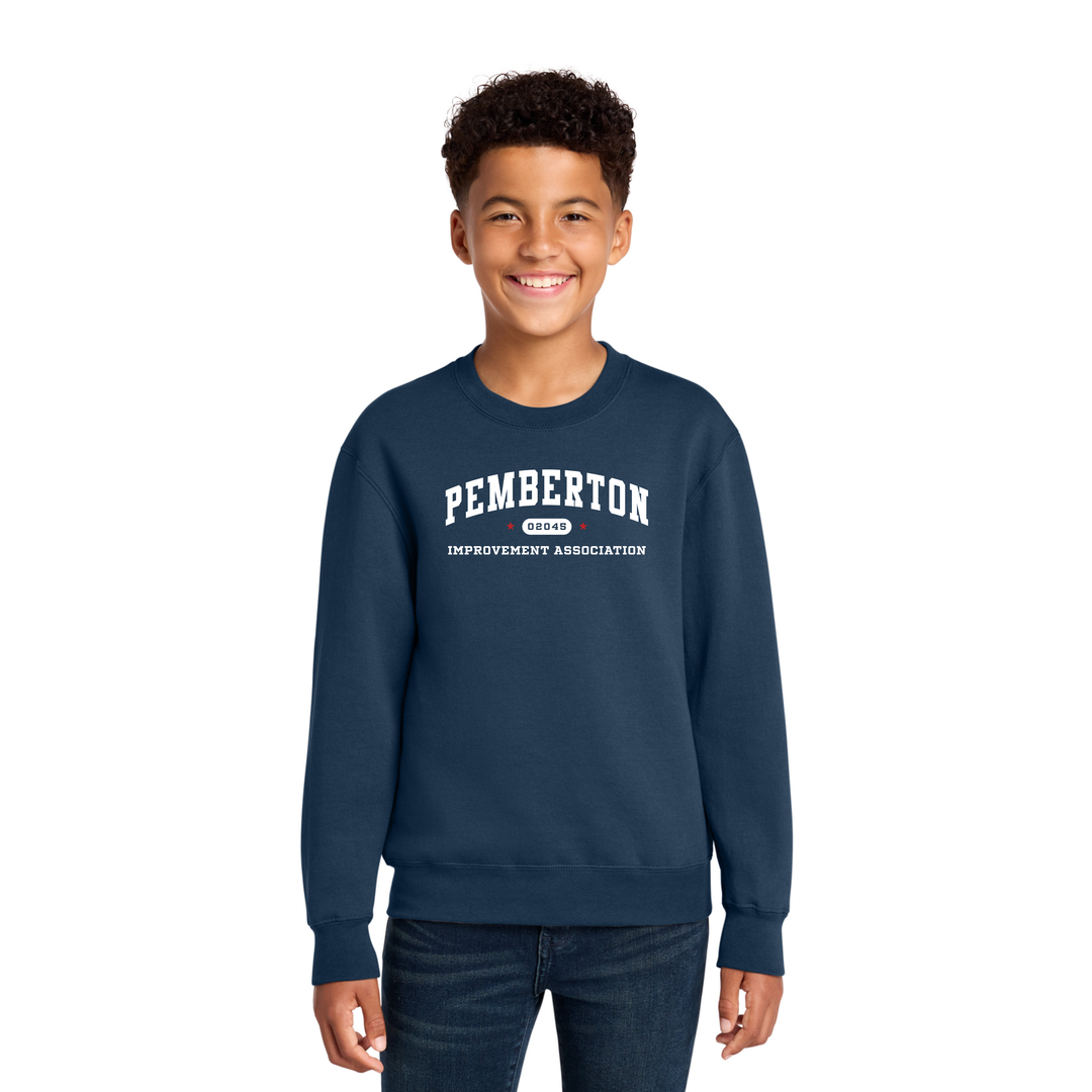 Pemberton Improvement Association - YOUTH Core Fleece Crewneck Sweatshirt  (PC78Y)
