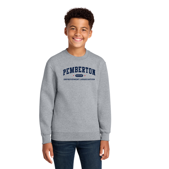 Pemberton Improvement Association - YOUTH Core Fleece Crewneck Sweatshirt  (PC78Y)