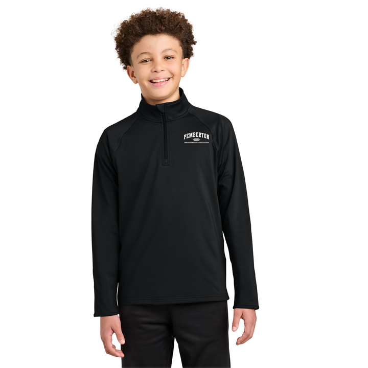 Pemberton Improvement Association-Youth Stretch 1/4-Zip Pullover (YST850)
