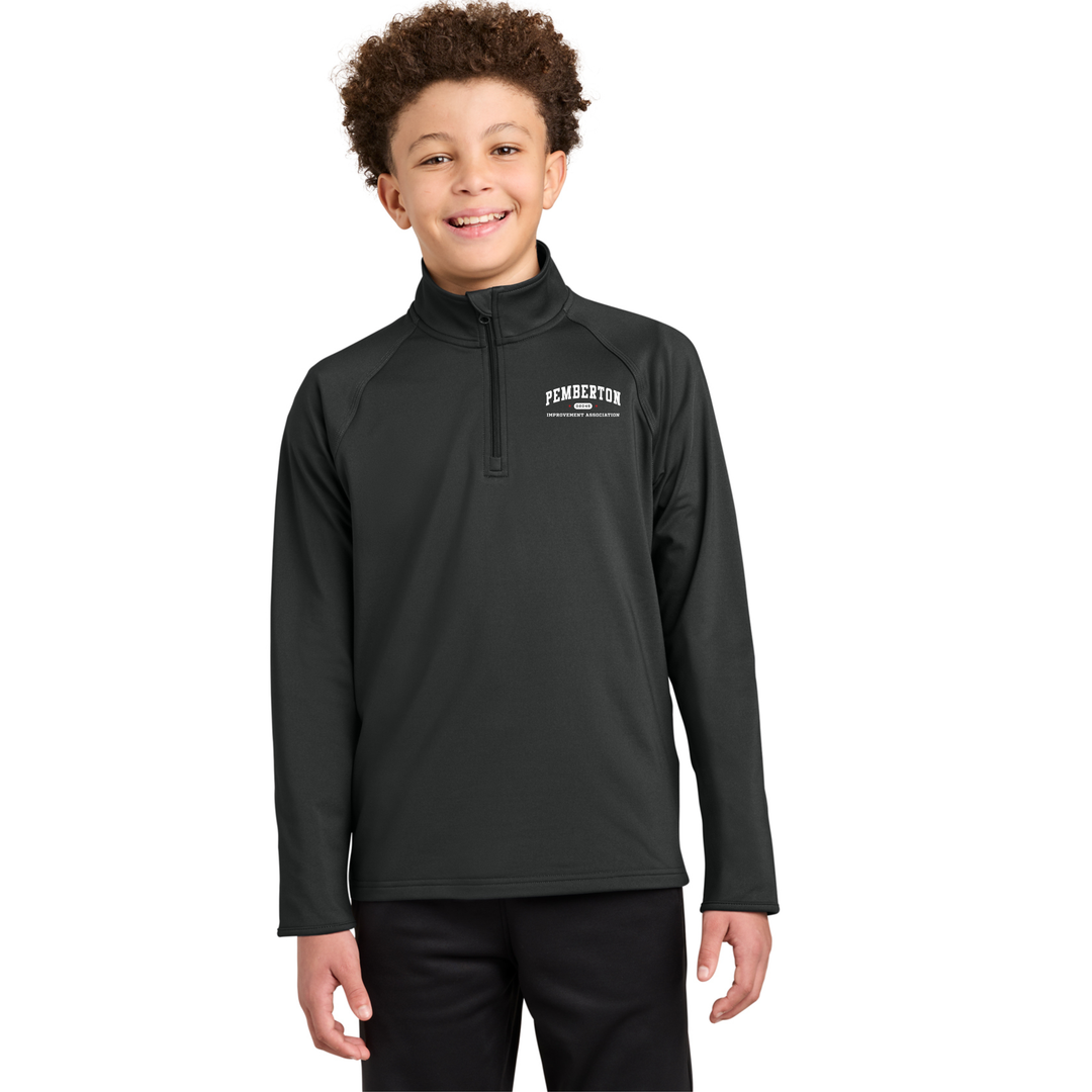 Pemberton Improvement Association-Youth Stretch 1/4-Zip Pullover (YST850)