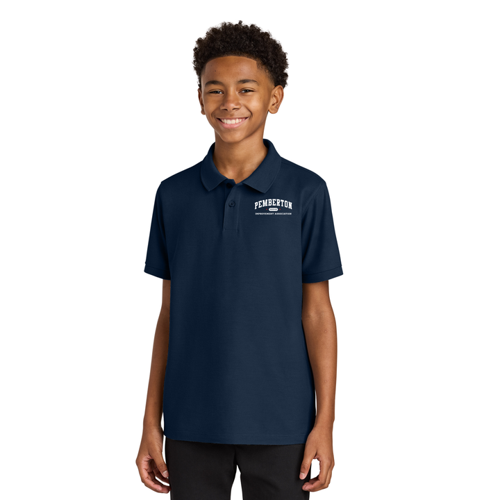 Pemberton Improvement Association-Youth Wearever Signature Pique Polo (Y200)