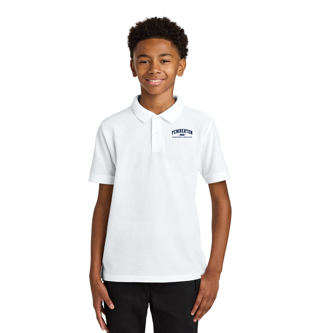 Pemberton Improvement Association-Youth Wearever Signature Pique Polo (Y200)