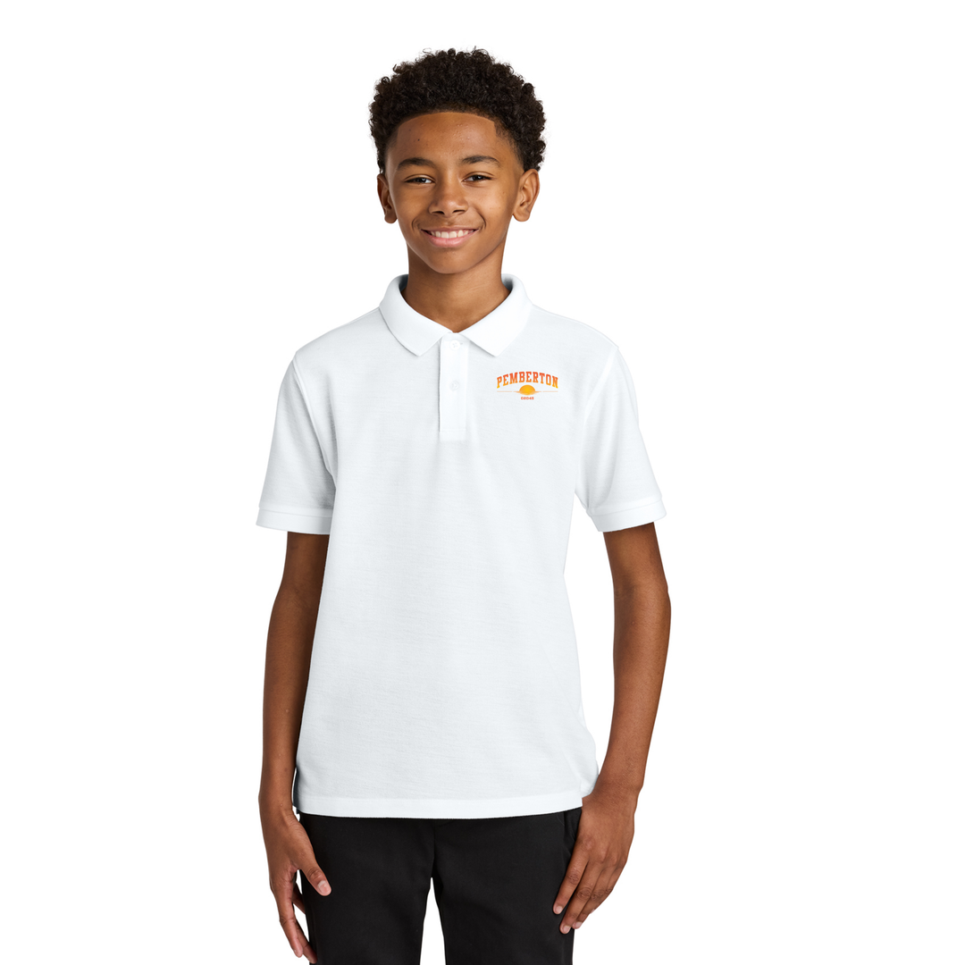 Pemberton Improvement Association-Youth Wearever Signature Pique Polo (Y200)