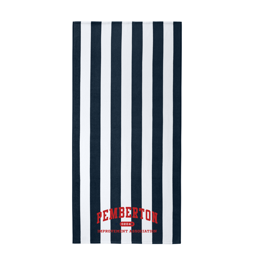 Pemberton Improvement Association-Stripe Beach Towel (PT45)