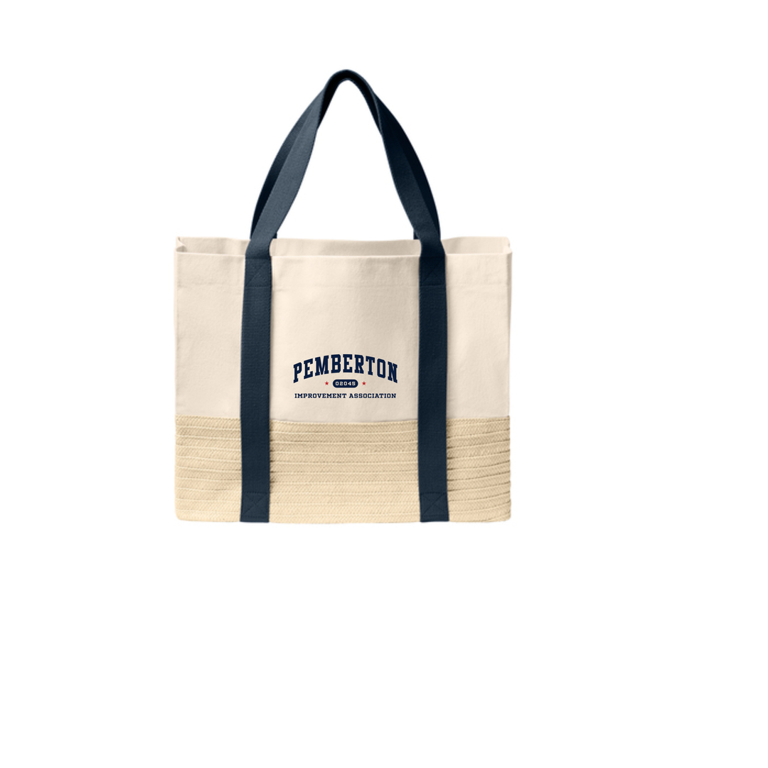 Pemberton Improvement Association- Straw Tote (BG450)
