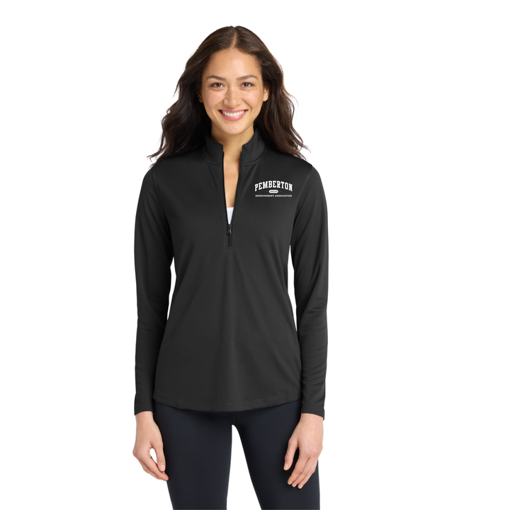 Pemberton Improvement Association- Women's Dry Zone® UV Micro-Mesh 1/4-Zip (LK112)