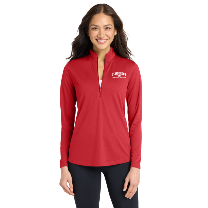 Pemberton Improvement Association- Women's Dry Zone® UV Micro-Mesh 1/4-Zip (LK112)