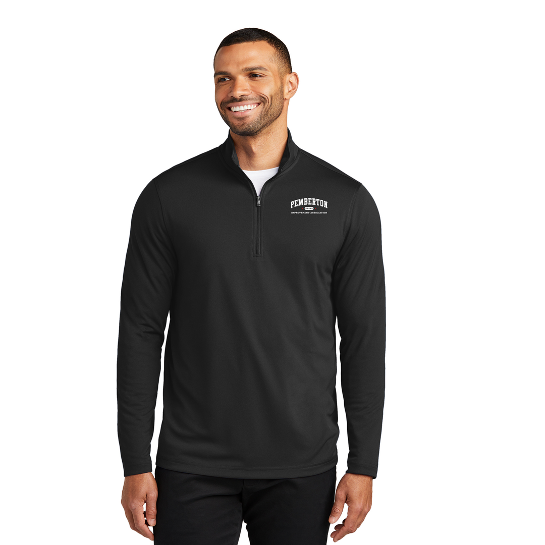 Pemberton Improvement Association - Port Authority® Adult Dry Zone® UV Micro-Mesh 1/4-Zip - K112