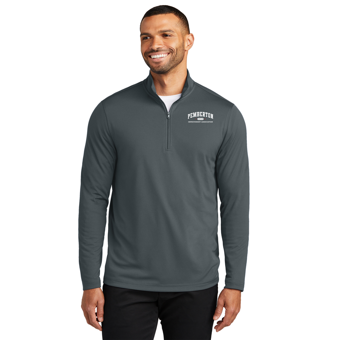 Pemberton Improvement Association - Port Authority® Adult Dry Zone® UV Micro-Mesh 1/4-Zip - K112