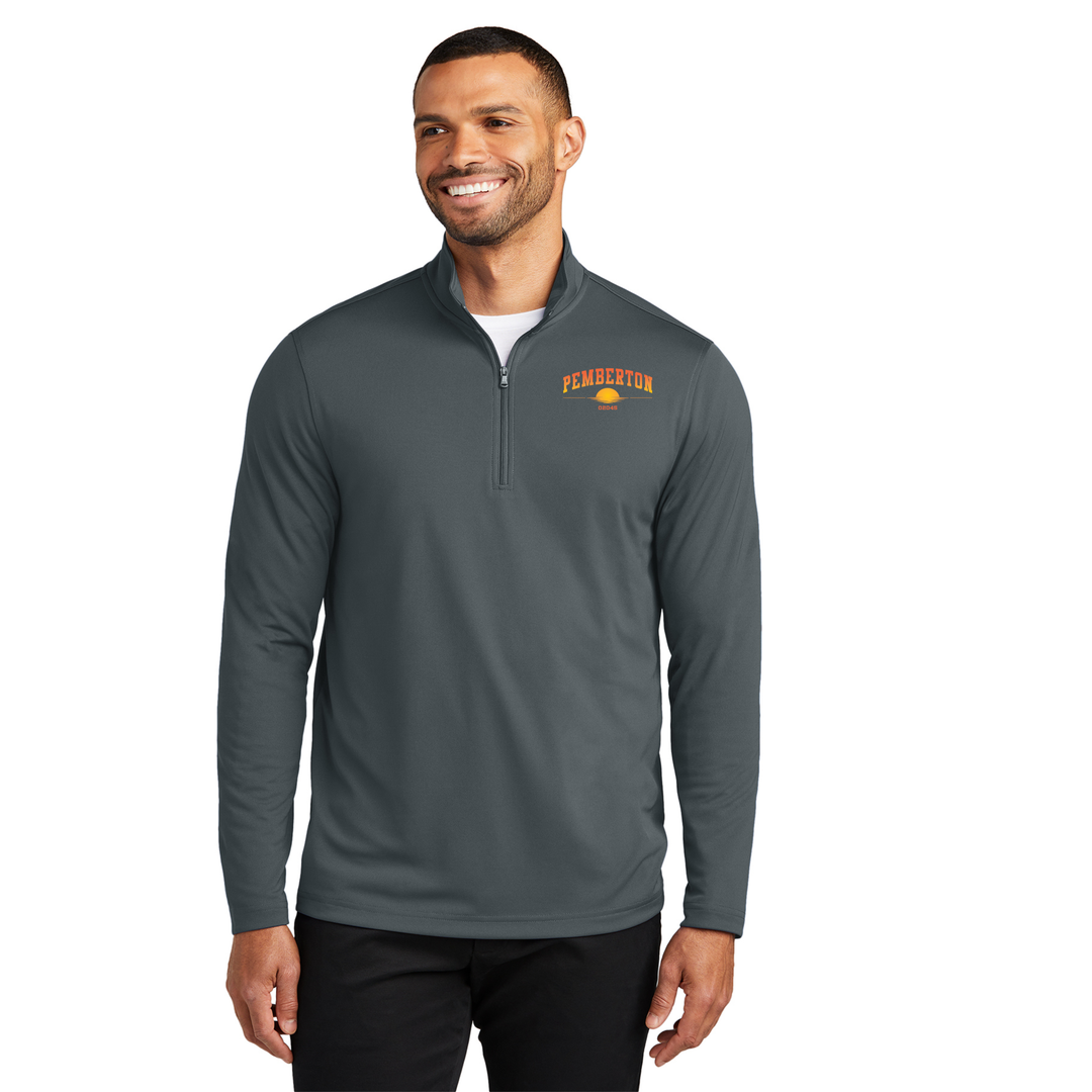 Pemberton Improvement Association - Port Authority® Adult Dry Zone® UV Micro-Mesh 1/4-Zip - K112