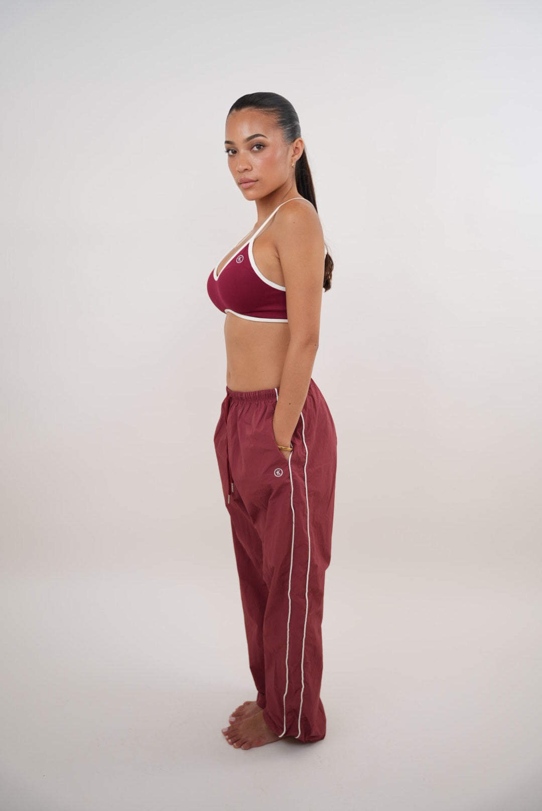 I Accept Change with Grace Red Versatile Relaxed Fit Pant