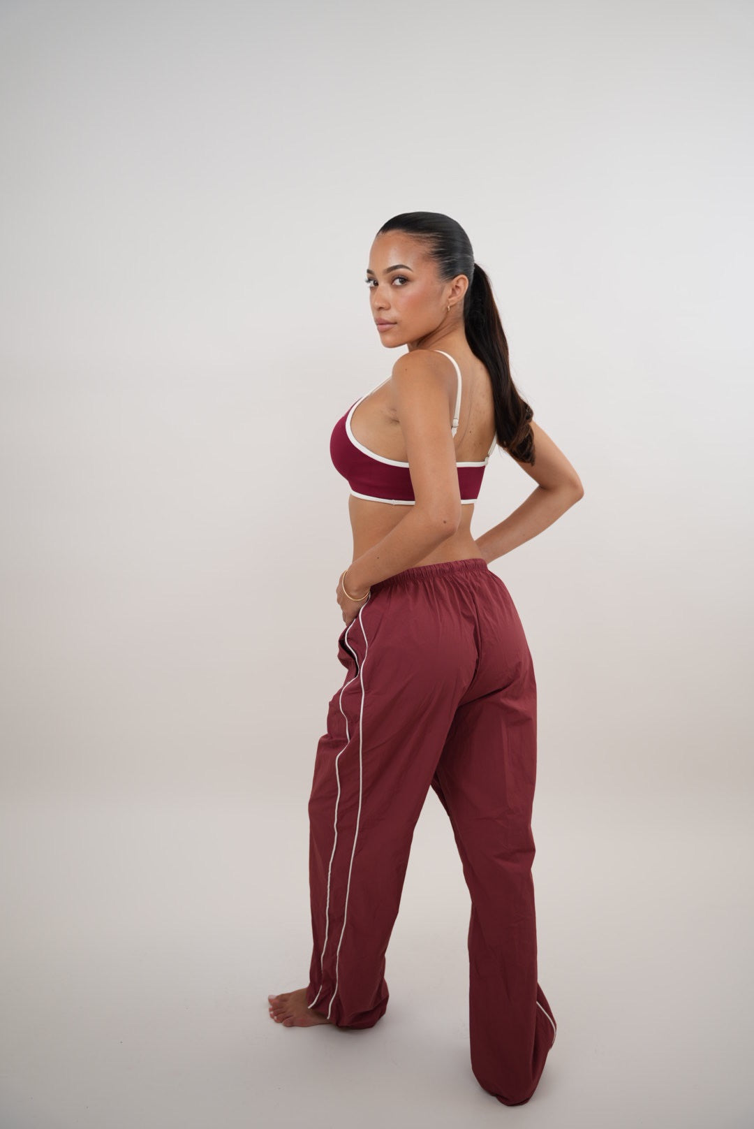 I Accept Change with Grace Red Versatile Relaxed Fit Pant