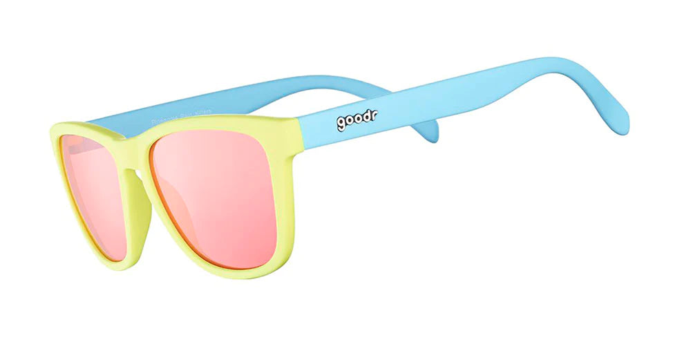 Goodr "Pineapple Painkillers" Sunglasses (OG-YWLB-NRRD1)