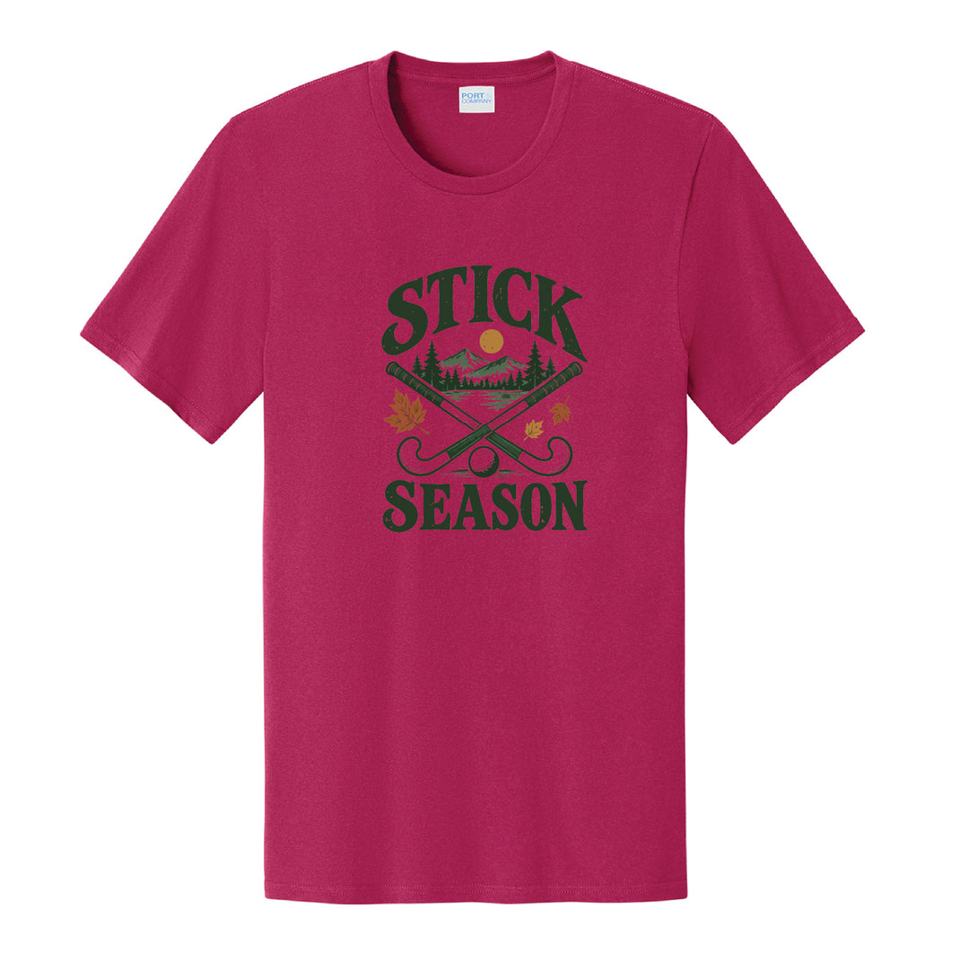 Warrior Field Hockey- Adult Unisex Easy Cotton Tee - Flush Pink (PC43)