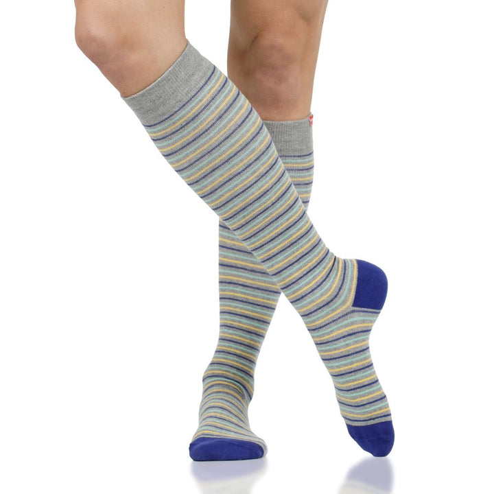 Pinstripe (Cotton Compression Socks)