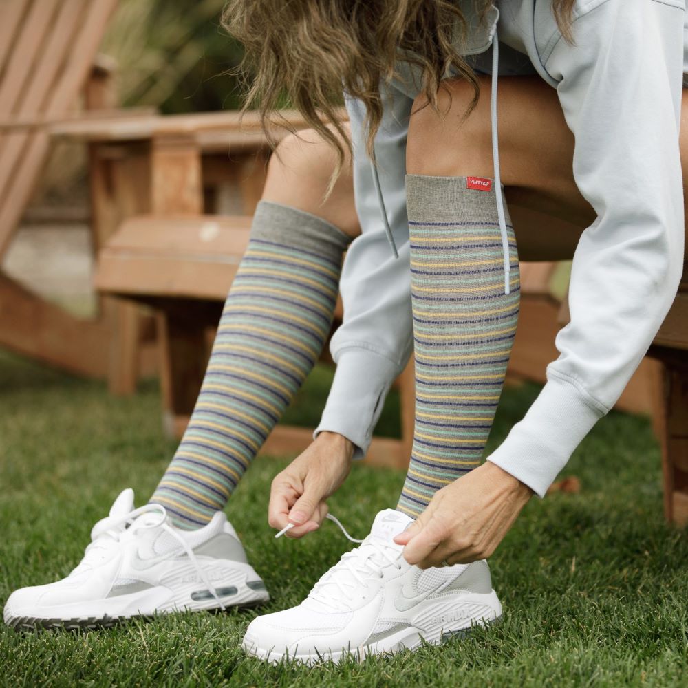 Pinstripe (Cotton Compression Socks)