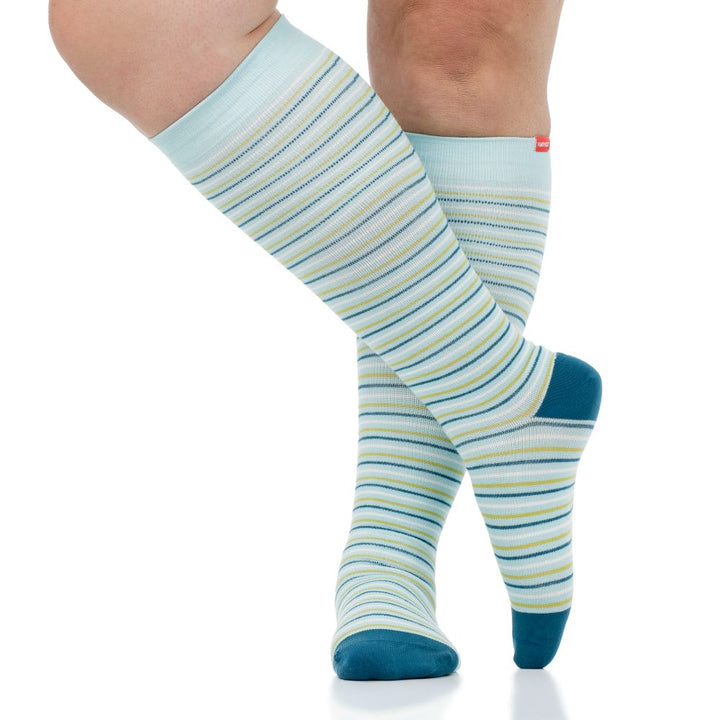 Pinstripe (Cotton Compression Socks)