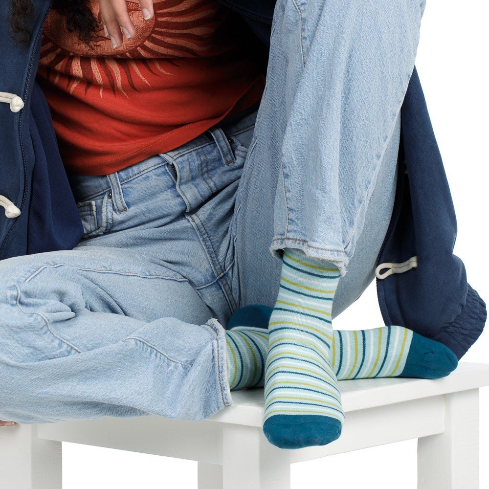 Pinstripe (Cotton Compression Socks)