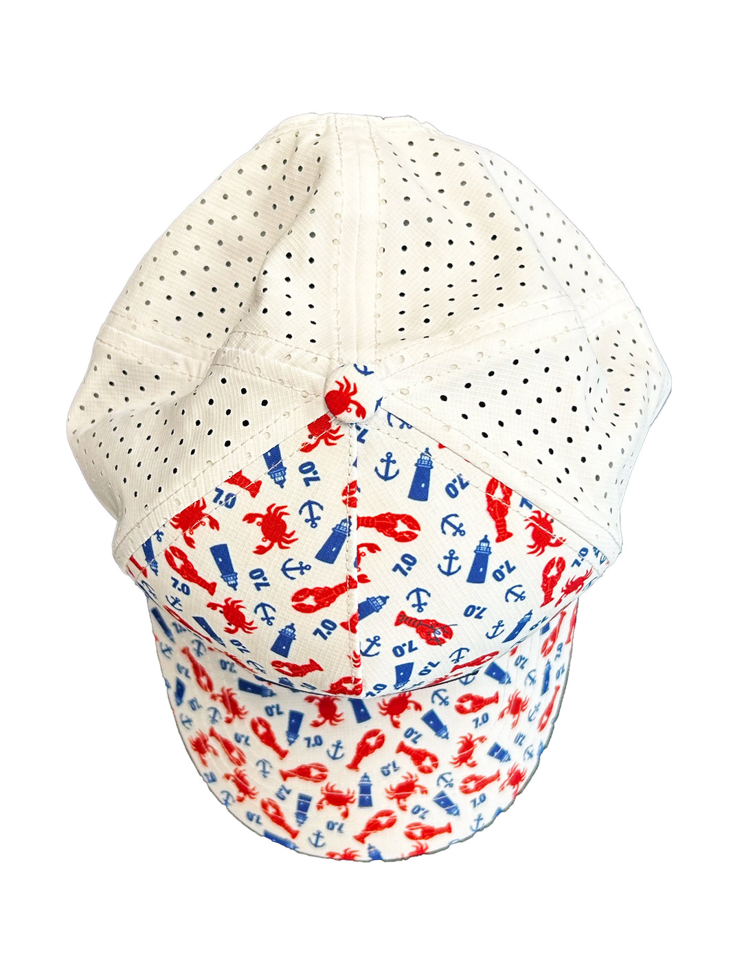 Gorra unisex ASICS Falmouth Road Race 2024 7.0 con estampado blanco (POS)