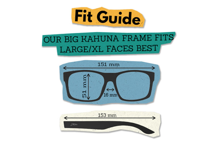 Big Kahuna XL - Matte Black - 24k Gold Polarized