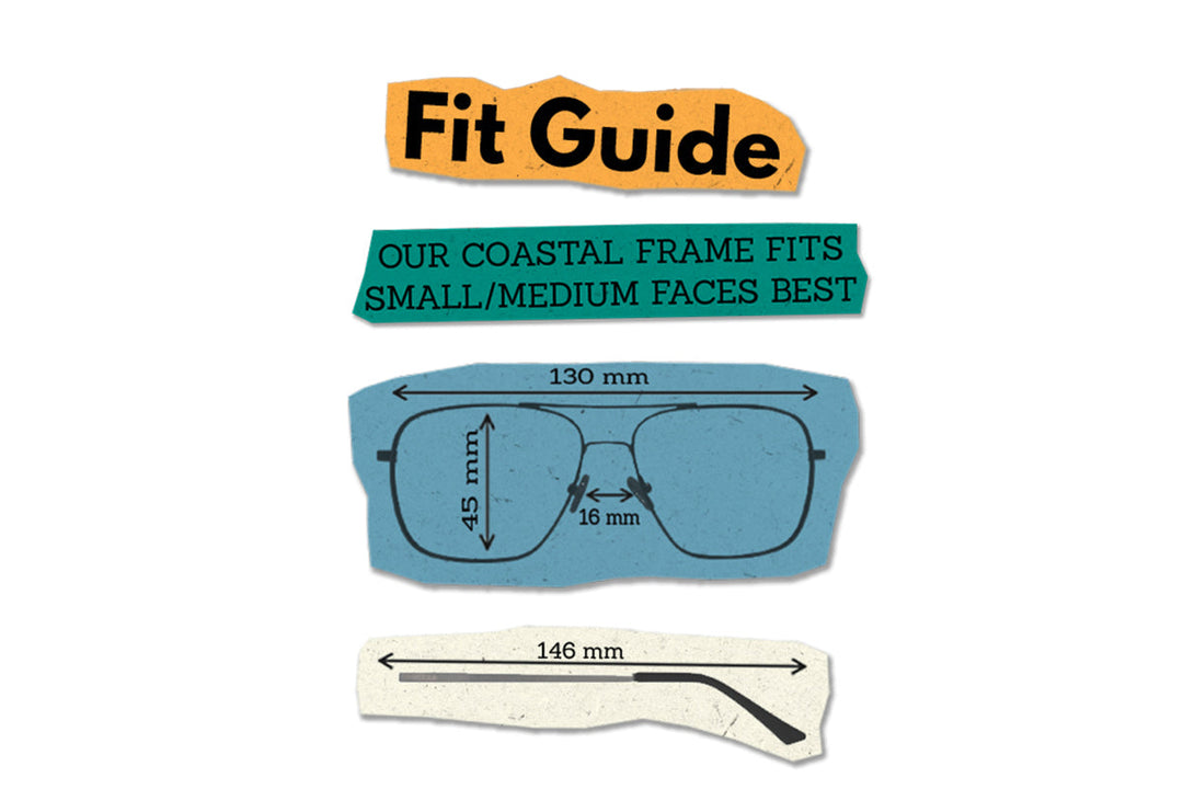 Coastal - Matte Black/Grey Tortoise - Silver Bullet Polarized