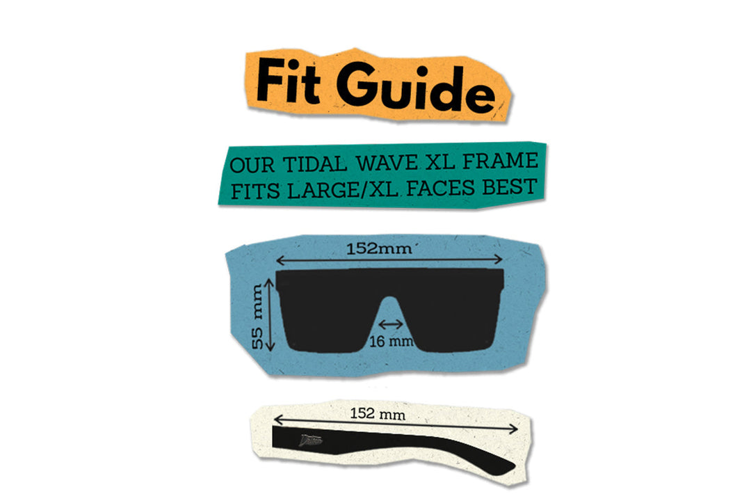 Tidal Wave XL - Matte Black - Jet Black Lens Polarized