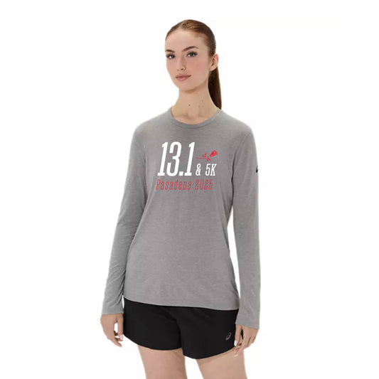 Rose Bowl Half Marathon & 5K - ASICS Women's PR Long Sleeve Triblend Tee (2012D305)