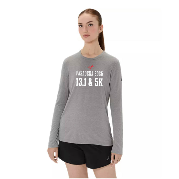 Rose Bowl Half Marathon & 5K - ASICS Women's PR Long Sleeve Triblend Tee (2012D305)