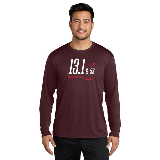 Rose Bowl Half Marathon & 5K - Long Sleeve Performance Tee (PC380LS)