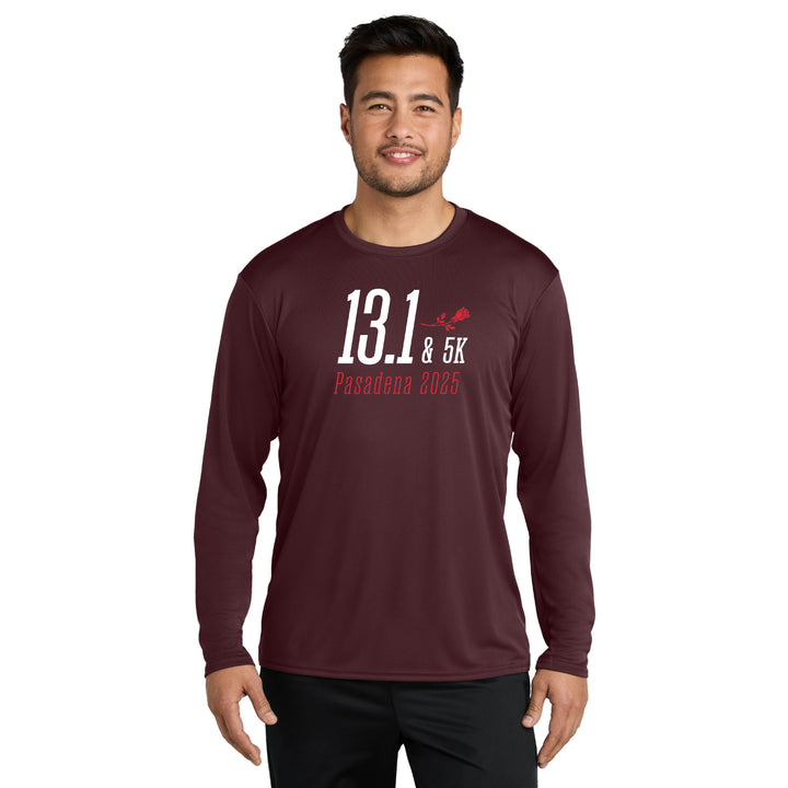 Rose Bowl Half Marathon & 5K - Long Sleeve Performance Tee (PC380LS)