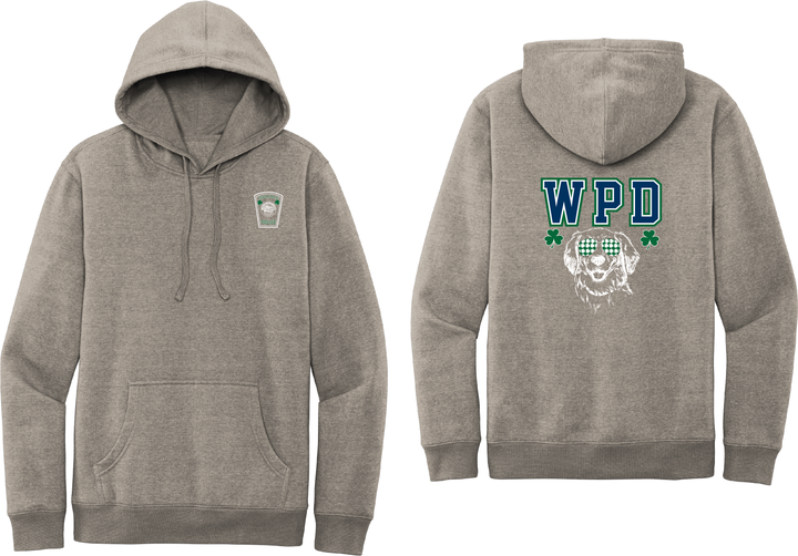 Walpole PD St. Patrick's Day 2024 LC Badge - District® Adult V.I.T.™ Fleece Hoodie - DT6100