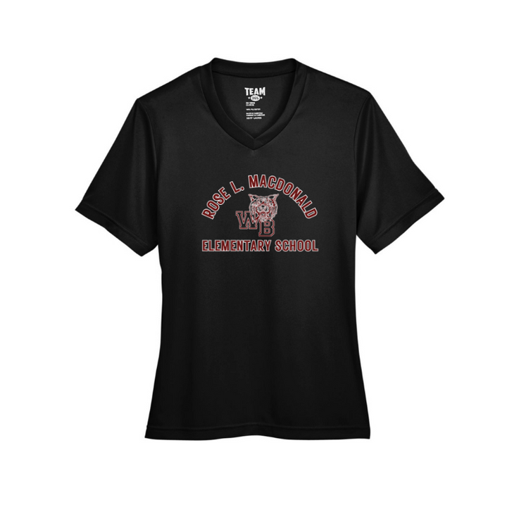 Camiseta deportiva para mujer de la escuela primaria Rose L. Macdonald (TT11W) 