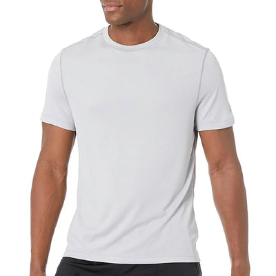 Camiseta de manga corta ASICS Ready Set para hombre, gris (2011b458)
