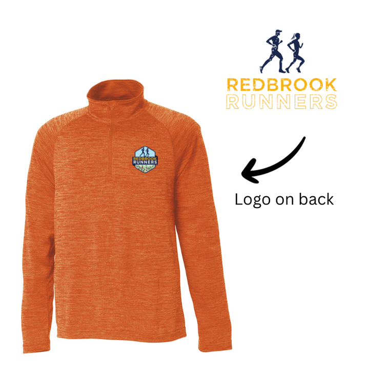 Redbrook Runners Mens Space Dye Performance Pullover (9763)