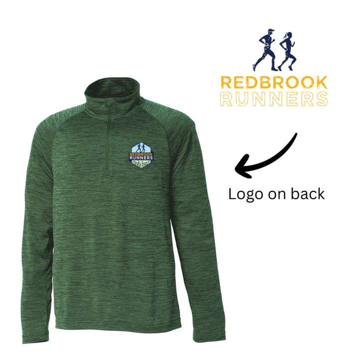 Redbrook Runners Mens Space Dye Performance Pullover (9763)